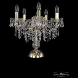 Настольная лампа Bohemia Ivele Crystal 1403L/5/141-39/G