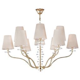 Подвесная люстра Crystal Lux ARMANDO SP6+6 GOLD (CRYSTAL-LUX ARMANDO SP6+6 GOLD) Подвесная люстра Crystal Lux ARMANDO SP6+6 GOLD (CRYSTAL-LUX ARMANDO SP6+6 GOLD)