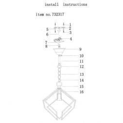 Подвесной светильник Lightstar 732317
