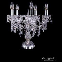 Настольная лампа Bohemia Ivele Crystal 1403L/5/141-39/Ni