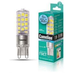 Светодиодная лампа Camelion LED6-G9-NF/845/G9