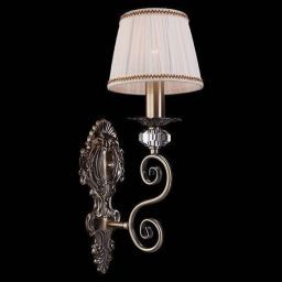 Настенный светильник Eurosvet 3300/1 античная бронза/прозрачный хрусталь Strotskis (EUROSVET 3300/1 бронза)