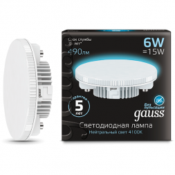 Лампа Gauss 108008206 LED GX53 6W 4100K