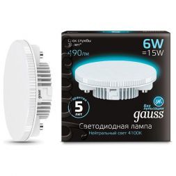 Лампа Gauss 108008206 LED GX53 6W 4100K