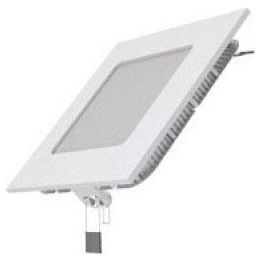 Светодиодный встраиваемый светильник Gauss ультратонкий квадратный IP20 9W 2700K