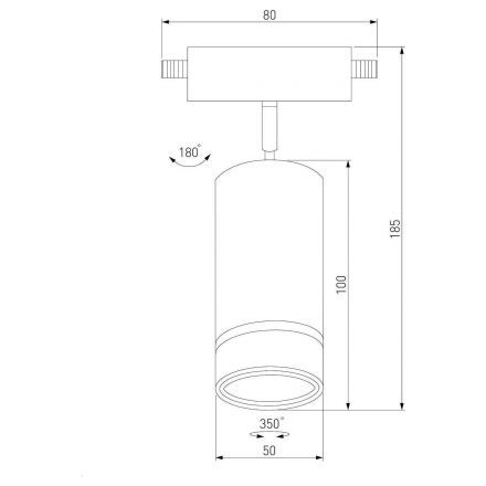 Трековый светильник для однофазного шинопровода Elektrostandard Glory Белый 7W 4200K (LTB39)