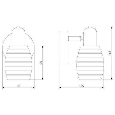 Спот Eurosvet 20055/1 хром