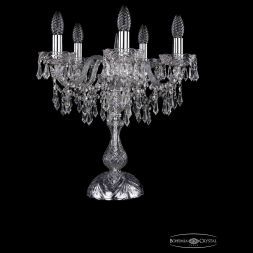 Настольная лампа Bohemia Ivele Crystal 1403L/5/141-47/Ni