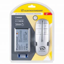 Пульт управления с 2-канальным контроллером (радио) Elektrostandard Y9 Серебро (2 канала)