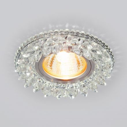 Точечный светильник с LED подсветкой Elektrostandard 2212 MR16 CL прозрачный