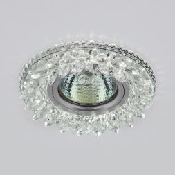 Точечный светильник с LED подсветкой Elektrostandard 2212 MR16 CL прозрачный
