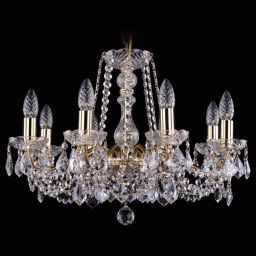 Люстра Bohemia Ivele Crystal 1214/8/200/G/Leafs (BOHEMIA 1214/8/200/G/Leafs)