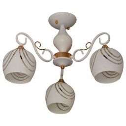 Люстра 11170/3WT+GD WT ЭкономСвет (EKONOMSVET 11170/3WT+GD WT)