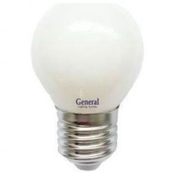 Светодиодная лампа GENERAL GLDEN-G45S-M-7-230-E27-2700