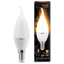 Лампа Gauss 104101110 LED Candle tailed E14 9.5W 3000K
