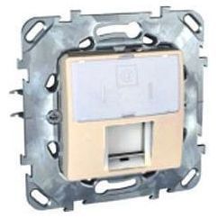 Плата на суппорте для коннекторов AMP &amp; KRONE Schneider Electric Unica Беж MGU5.460.25ZD