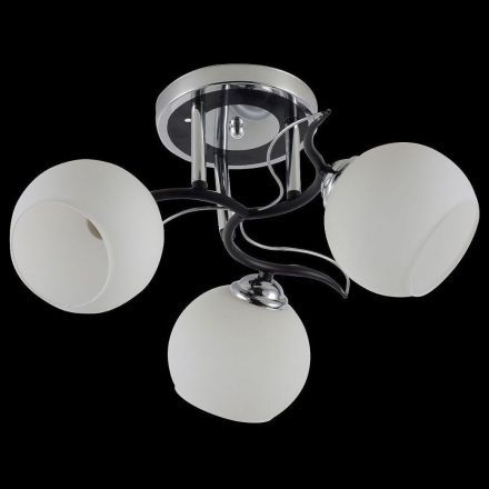 Люстра Linvel LV 9190/3 Клара Черный/серебро E27 60W