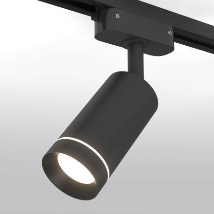 Трековый светильник для однофазного шинопровода Elektrostandard Glory Черный 7W 4200K (LTB39)