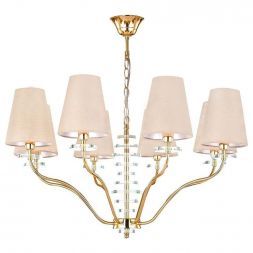 Подвесная люстра Crystal Lux ARMANDO SP8 GOLD