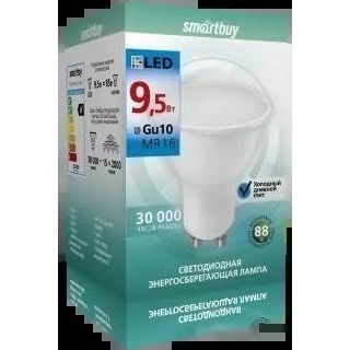 Лампа светодиодная MR16 9,5W GU10 6000K Smartbuy SBL-GU10-9_5-60K