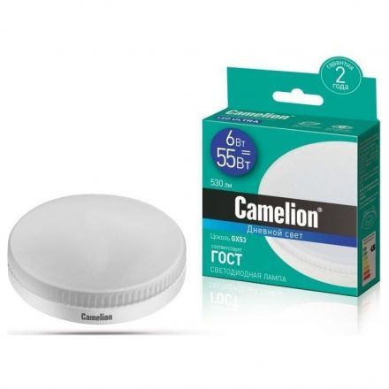 Светодиодная лампа Camelion LED6-GX53/865/GX53
