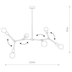 Потолочная люстра Nowodvorski Twig 9138