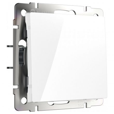 Выключатель 1-клавишный Werkel W1110001 белый (WL01-SW-1G)