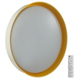 Настенно-потолочный светодиодный светильник Sonex Color Tuna Yellow 7711/EL