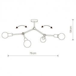 Потолочная люстра Nowodvorski Twig 9140