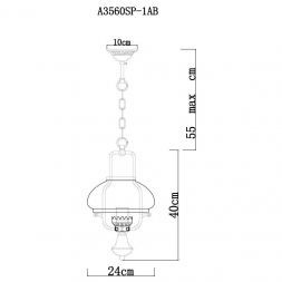 Светильник Arte Lamp A3560SP-1AB