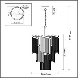 Подвесная люстра Odeon Light 4630/7