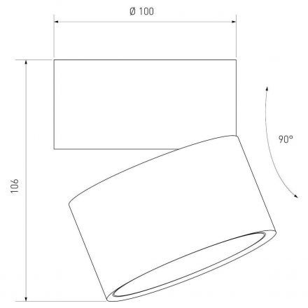 Светильник Elektrostandard DLR031 15W 3000K белый матовый