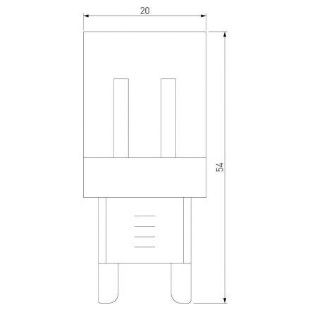 Светодиодная лампа Elektrostandard G9 LED BL110 9W 220V 4200K (BLG904)