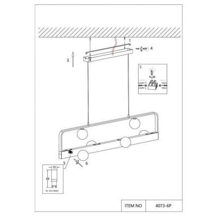 Подвесная люстра Favourite Fitirum 4073-6P