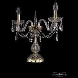Настольная лампа Bohemia Ivele Crystal 1406L/2/141-39/G