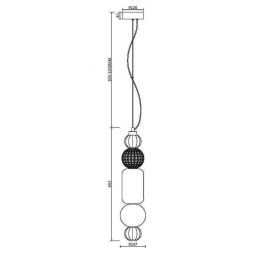 Светильник подвесной Maytoni P069PL-L35G3K Collar