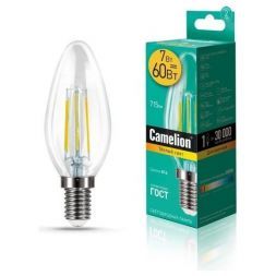 Светодиодная лампа Camelion LED7-C35-FL/830/E14