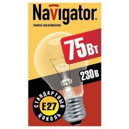Лампа Navigator 94 301 NI-A-75-230 E27 CL
