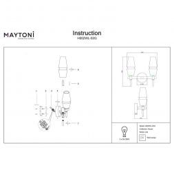 Бра Maytoni Lita H002WL-02G