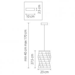 Подвесная люстра Osgona 722040