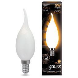 Лампа Gauss 104201105 LED Filament Candle Tailed OPAL E14 5W 2700К