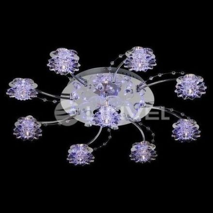 Светильник Linvel MD 4973/9(LV8047/9) 12Vx20W G4 L43 W43 H18/LED голубая