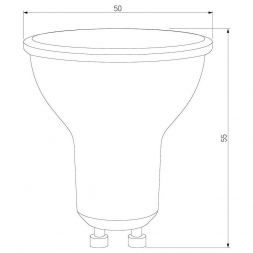 Светодиодная лампа Elektrostandard GU10 LED 7W 3300K (BLGU1005)