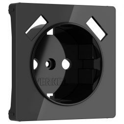 Накладка для розетки USB (черный акрил) W1179548 Werkel
