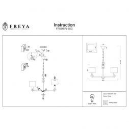 Подвесная люстра Freya Tiana FR5015PL-05G