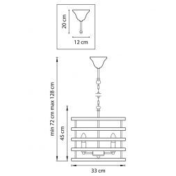 Подвесная люстра Lightstar 735030