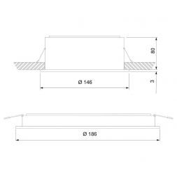 Точечный светильник Elektrostandard 9923 LED 20W 4200K белый/черный