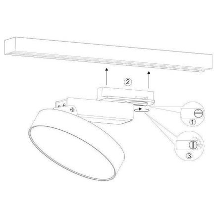 Трековый светильник Maytoni TR043-1-12W3K-W Zon