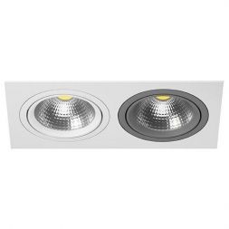 Встраиваемый точечный светильник i8260609 белый/серый Intero 111 Lightstar