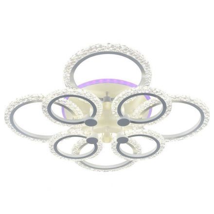 Светодиодная люстра Profit Light 8027/4+4 WHT